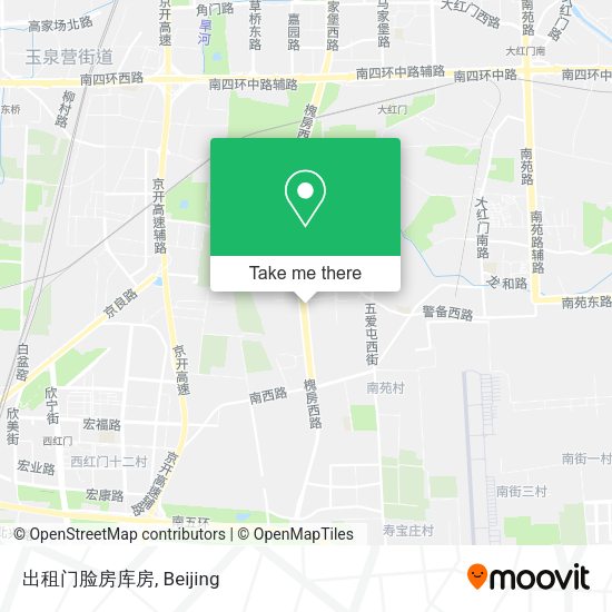 出租门脸房库房 map