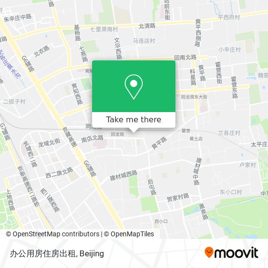 办公用房住房出租 map