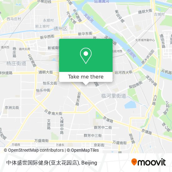 中体盛世国际健身(亚太花园店) map