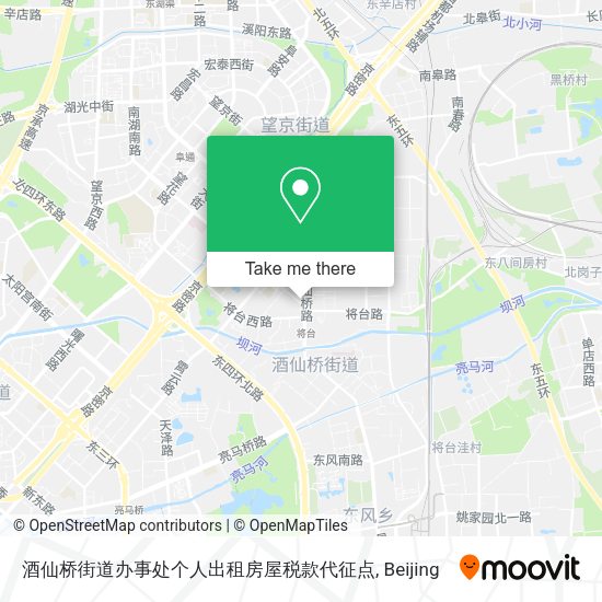 酒仙桥街道办事处个人出租房屋税款代征点 map