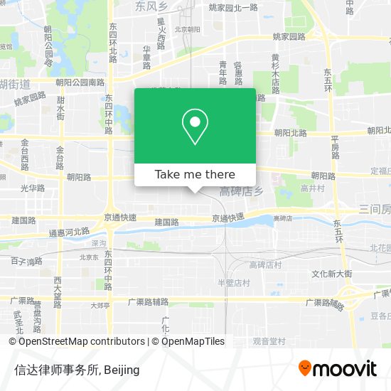 信达律师事务所 map