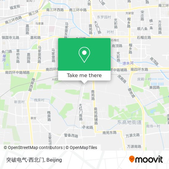 突破电气-西北门 map