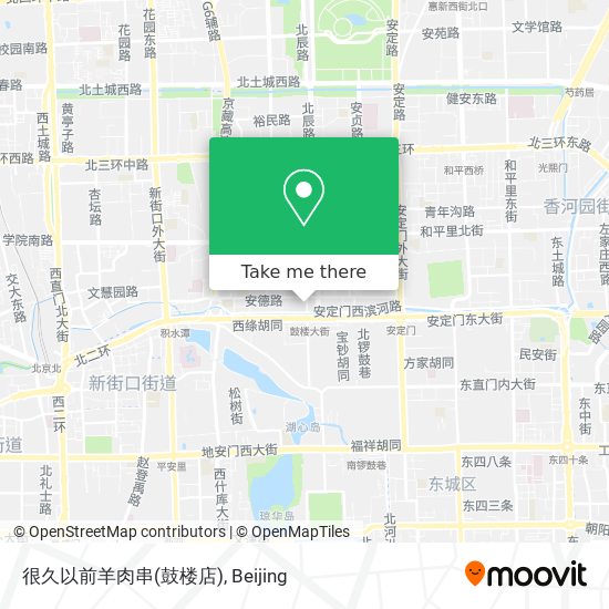 很久以前羊肉串(鼓楼店) map