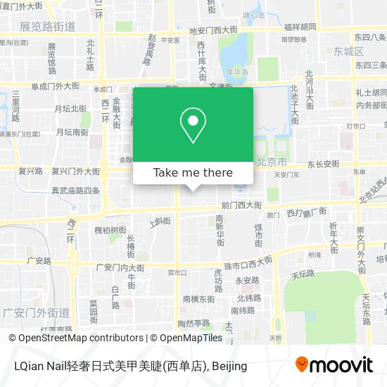 LQian Nail轻奢日式美甲美睫(西单店) map