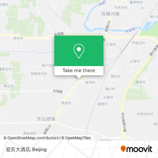 迎宾大酒店 map