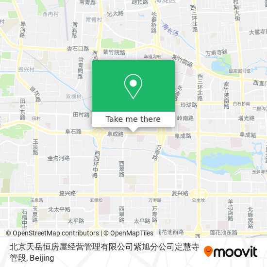 北京天岳恒房屋经营管理有限公司紫旭分公司定慧寺管段 map