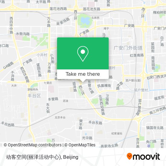动客空间(丽泽活动中心) map