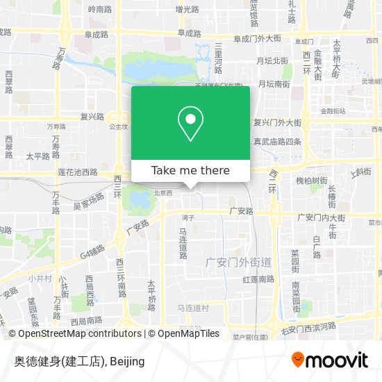奥德健身(建工店) map