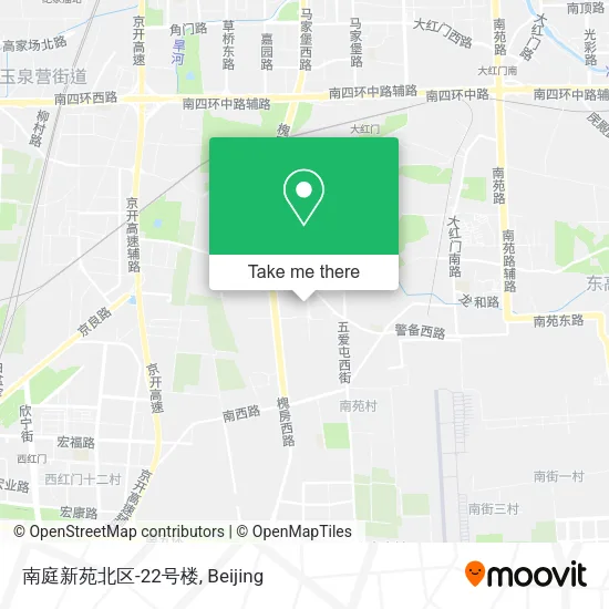 南庭新苑北区-22号楼 map