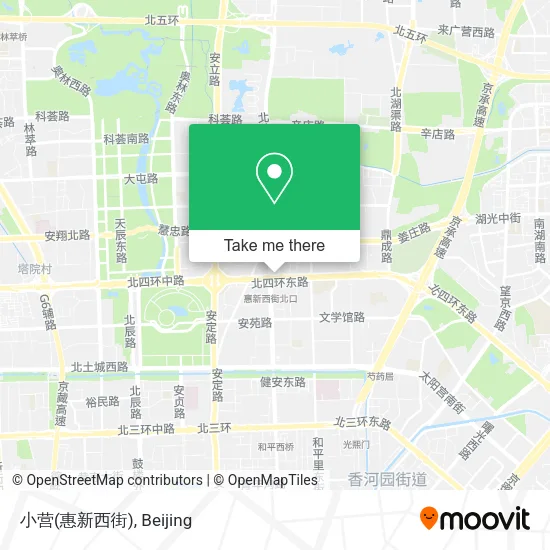 小营(惠新西街) map
