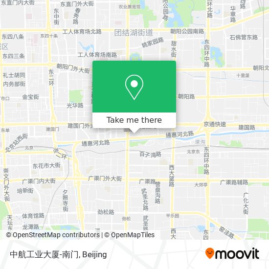 中航工业大厦-南门 map