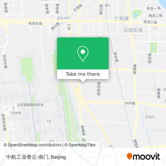 中航工业青云-南门 map