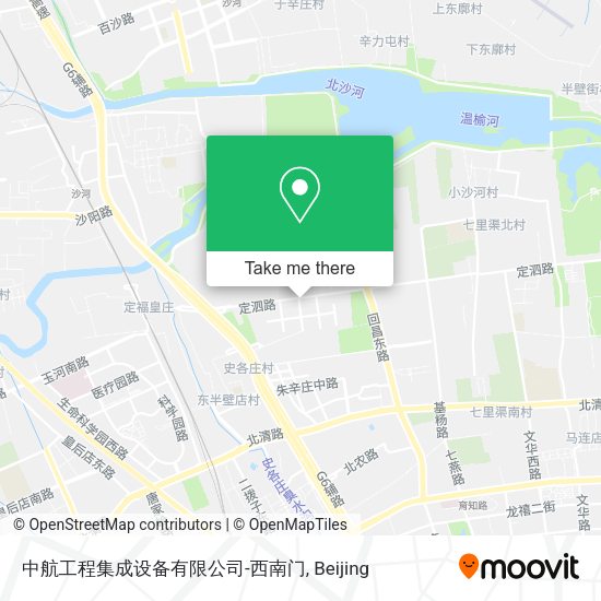 中航工程集成设备有限公司-西南门 map
