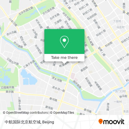 中航国际北京航空城 map
