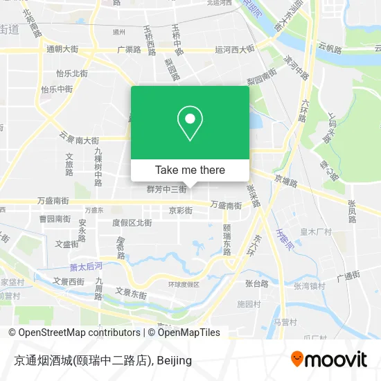 京通烟酒城(颐瑞中二路店) map