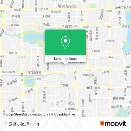 白云路小区 map