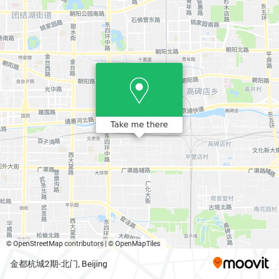 金都杭城2期-北门 map
