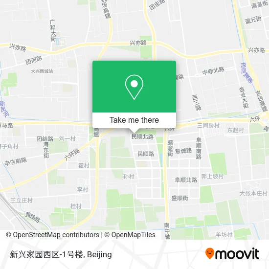 新兴家园西区-1号楼 map