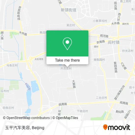 玉平汽车美容 map