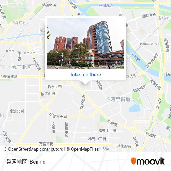 梨园地区 map