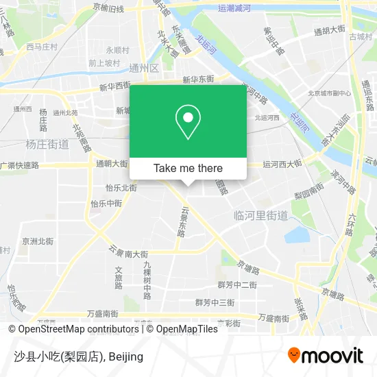 沙县小吃(梨园店) map