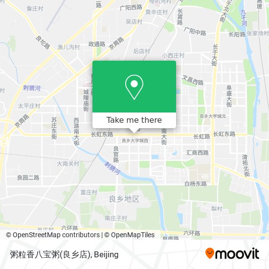 粥粒香八宝粥(良乡店) map