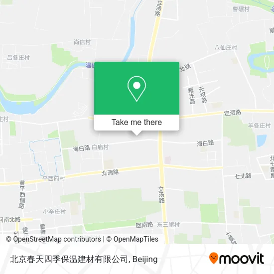 北京春天四季保温建材有限公司 map
