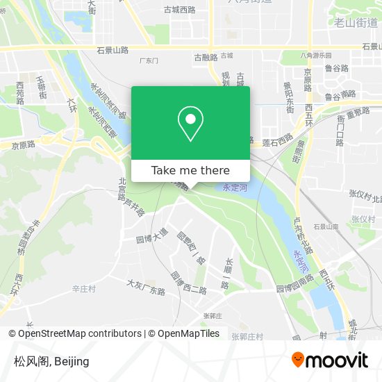 松风阁 map