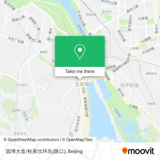 园博大道/杜家坎环岛(路口) map