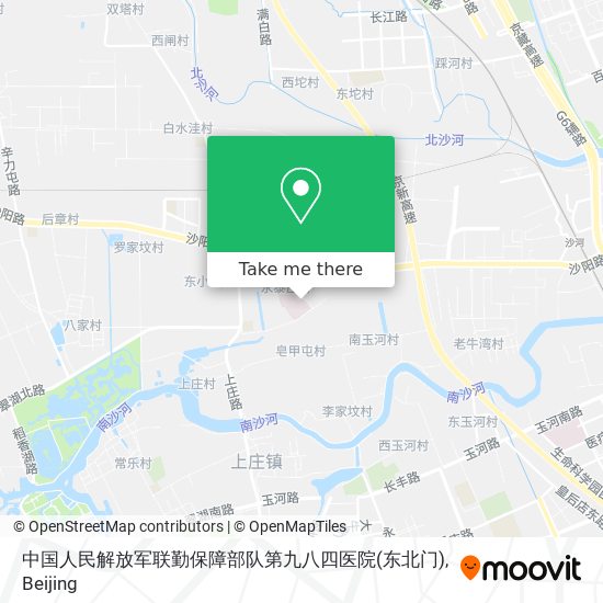 中国人民解放军联勤保障部队第九八四医院(东北门) map