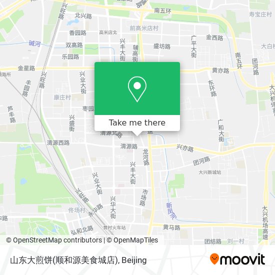 山东大煎饼(顺和源美食城店) map