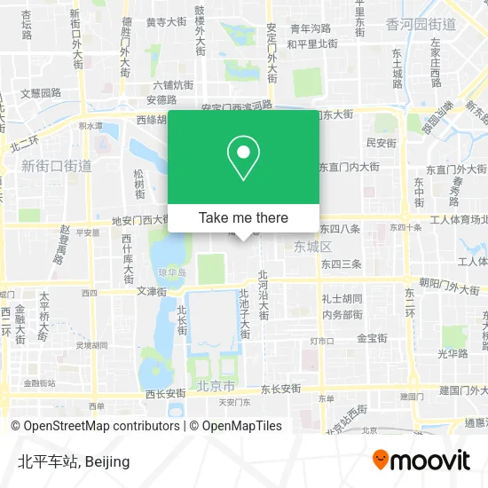 北平车站 map