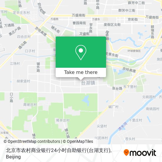 北京市农村商业银行24小时自助银行(台湖支行) map