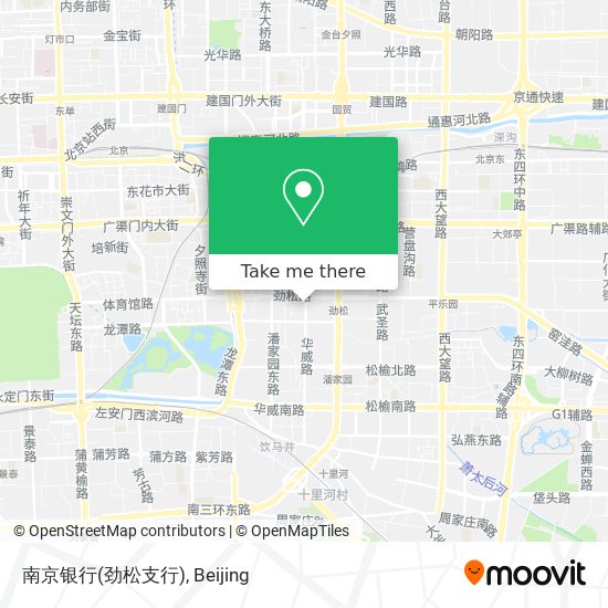 南京银行(劲松支行) map