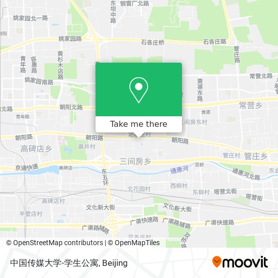 中国传媒大学-学生公寓 map