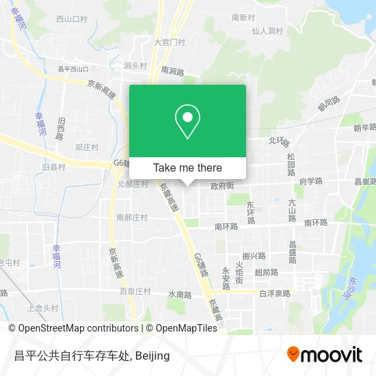 昌平公共自行车存车处 map