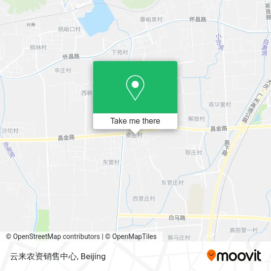 云来农资销售中心 map