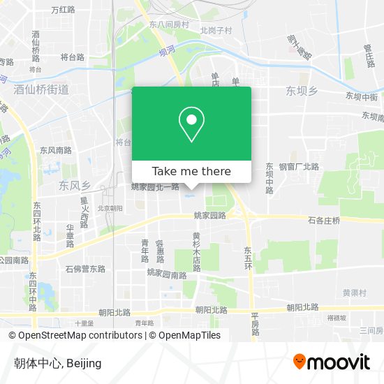 朝体中心 map