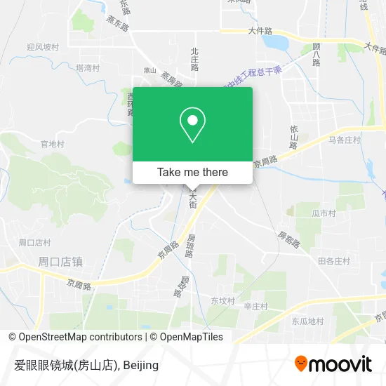 爱眼眼镜城(房山店) map