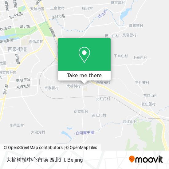 大榆树镇中心市场-西北门 map