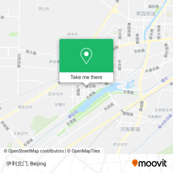 伊利北门 map