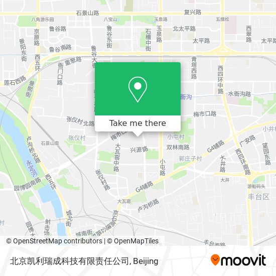北京凯利瑞成科技有限责任公司 map