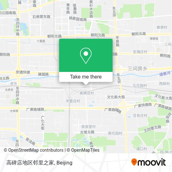 高碑店地区邻里之家 map