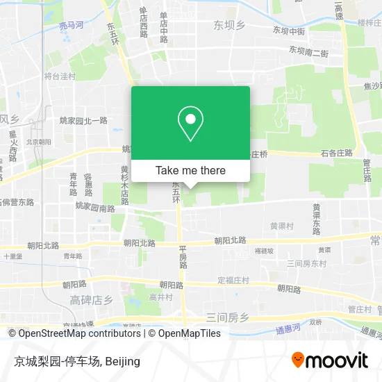 京城梨园-停车场 map