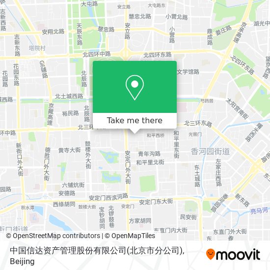 中国信达资产管理股份有限公司(北京市分公司) map