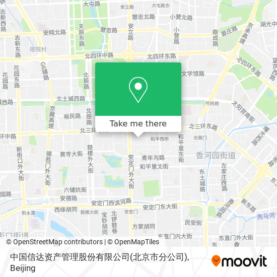 中国信达资产管理股份有限公司(北京市分公司) map
