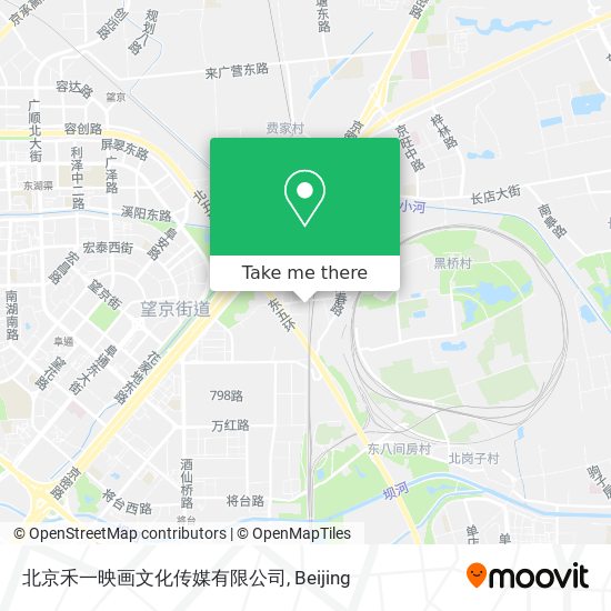 北京禾一映画文化传媒有限公司 map