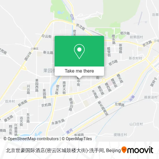 北京世豪国际酒店(密云区城鼓楼大街)-洗手间 map