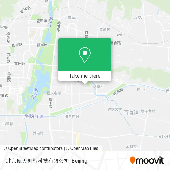 北京航天创智科技有限公司 map