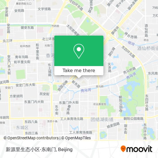 新源里生态小区-东南门 map